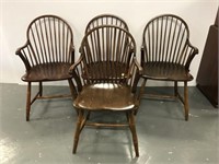 Set of four Duckloe dining chairs