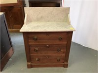 Victorian marble top washstand