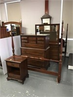 Link Taylor four piece  mahogany  bedroom suit