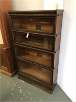 Oak barrister bookcase