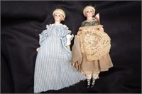 2 Simon & Halbig Bisque Head Dolls,