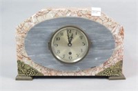 Art Deco Marble Mantle Clock,