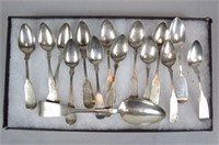 15 American Coin Silver Spoons,