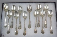 12 Sterling Silver Spoons,