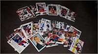 Collection of hockey cards previously owned by