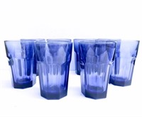 Set of 8 Purple Drinking Glasses