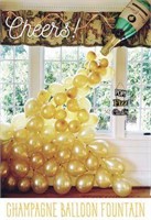 Champagne Birthday Balloons