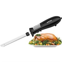 Aicok Electric Knife, Bread Knife, Stainless Steel