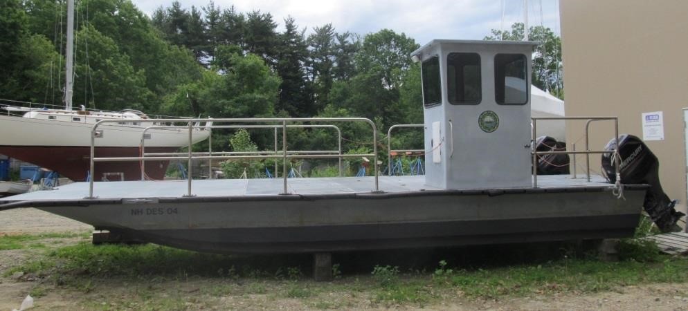 116 -  NH State Surplus ONLINE - Twin Engine Platform Boat