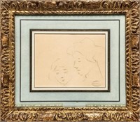 Mary Cassatt (American, 1845-1927)- Graphite/Paper