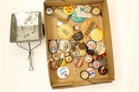 Vintage Buttons & Watches.