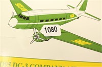John Deere DC3 Company Airplane Bank.