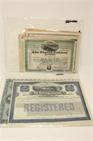 Misc. Railroad Stock & Bond Certificates.
