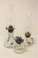 Three Oil Lamps.