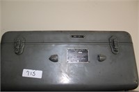 Metal box, marked US Navy