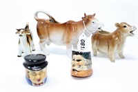 Cow Creamers and Salt & Pepper Shakers.