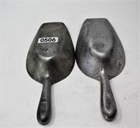 Pair of 2-cup Wagner scoops.