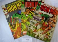 MARVEL COMICS:  IRON MAN #3, #4, #6