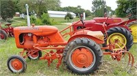 Allis Chalmers B Tractor With Cultivator