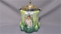 UM RS Prussia Lily mold base biscuit jar w/ Spring