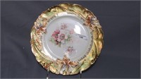 RS Germany steeple mark 9" floral plate