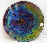 Open Rose 9" plate - purple