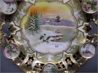 RS Prussia 10" medallion mold cake plate