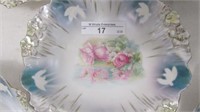 5 RS Prussia Icicle Mold 5" satin & floral