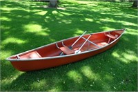 16' canoe with paddles