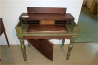 37" Mahogany Spinet desk, as is