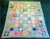 Handmade quilt, 61" x 68"