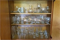 Large lot of stemware and assorted glass