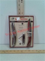 Winchester 3-piece wood knife set