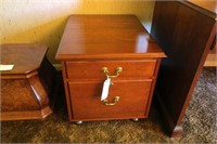 Stickley solid cherry one-drawer file table