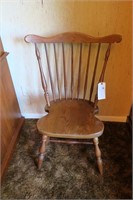 Harden solid cherry Windsor chair, No. 252