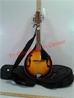 Johnson a - model mandolin ma - 100 with case and