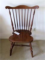Harden solid cherry Windsor chair, No. 252