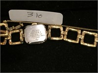 Seiko Gold Tone Fashion Watch with Ornate