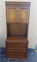 2 Piece Secretary Office Desk Cabinet Y6C