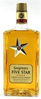 Seagram's five star Canadian Whiskey 1977