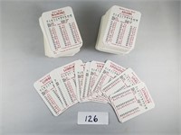 Large Selection of 1949 APBA Season Baseball Cards