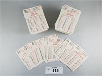 Large Selection of 1971 APBA Season Baseball Cards