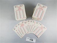Large Selection of 1967 APBA Season Baseball Cards