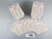 Large Selection of 1963 APBA Season Baseball Cards