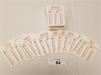Large Selection of 1954 APBA Season Baseball Cards