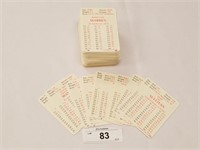 Large Selection of 1940 APBA Season Baseball Cards