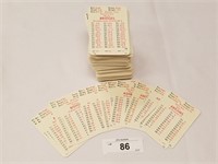 Large Selection of 1953 APBA Season Baseball Cards