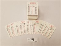 Large Selection of 1956 APBA Season Baseball Cards