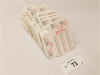 Large Selection of 1945 APBA Season Baseball Cards