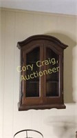 Wood Cabinet With Chicken Wire Doors